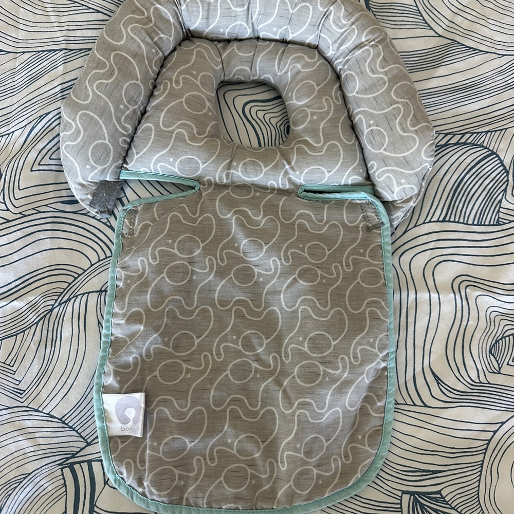 Boppy Gray Infant Head Support Car Seat Insert